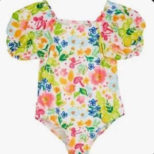 Floatimini one piece swimsuit baby girl 18m summer wear bathingsuit Easter NWT